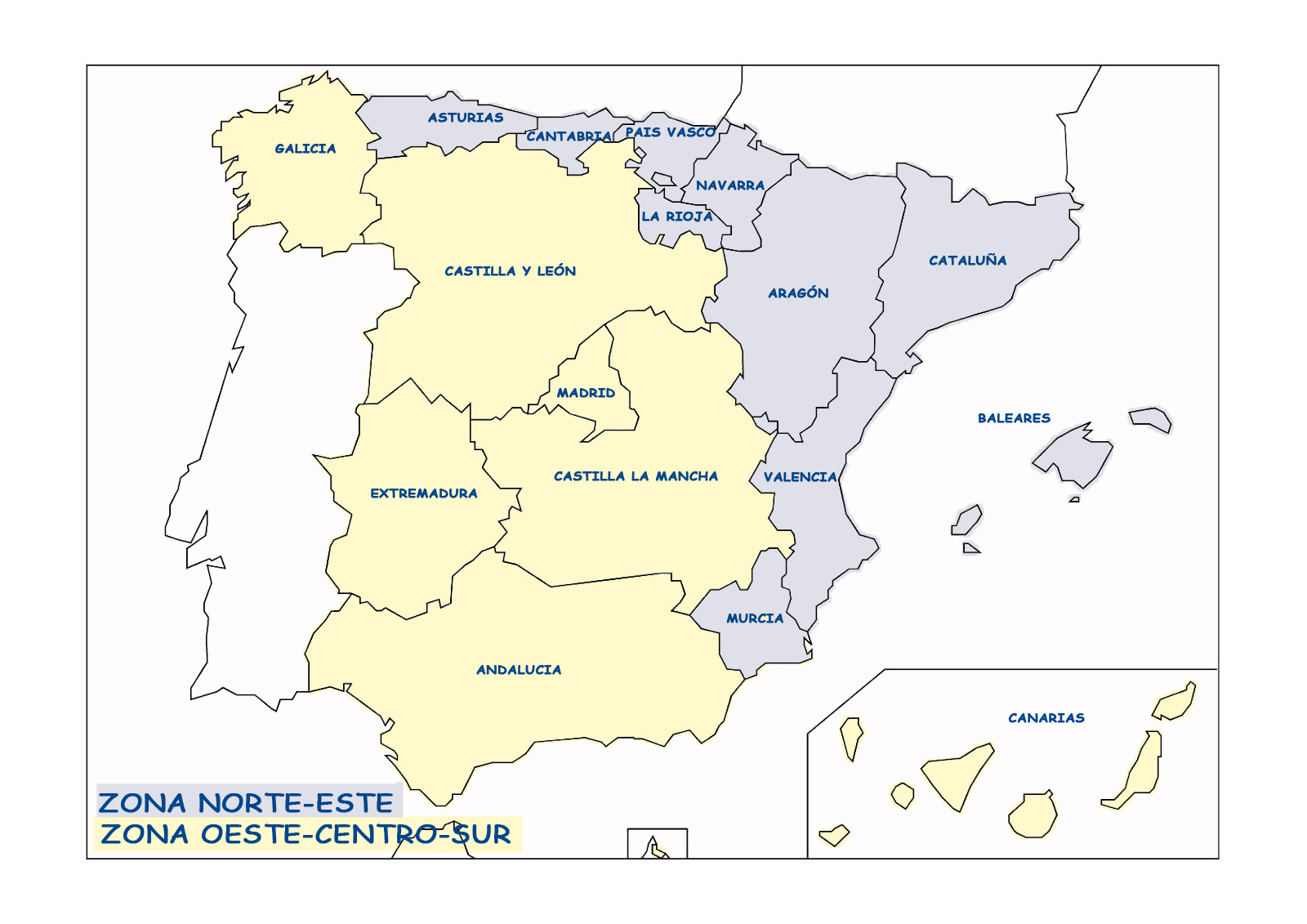 Spain Areas